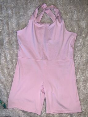 LAUNDRY BY SHELLI SEGAL Women’s Pink Athletic Romper